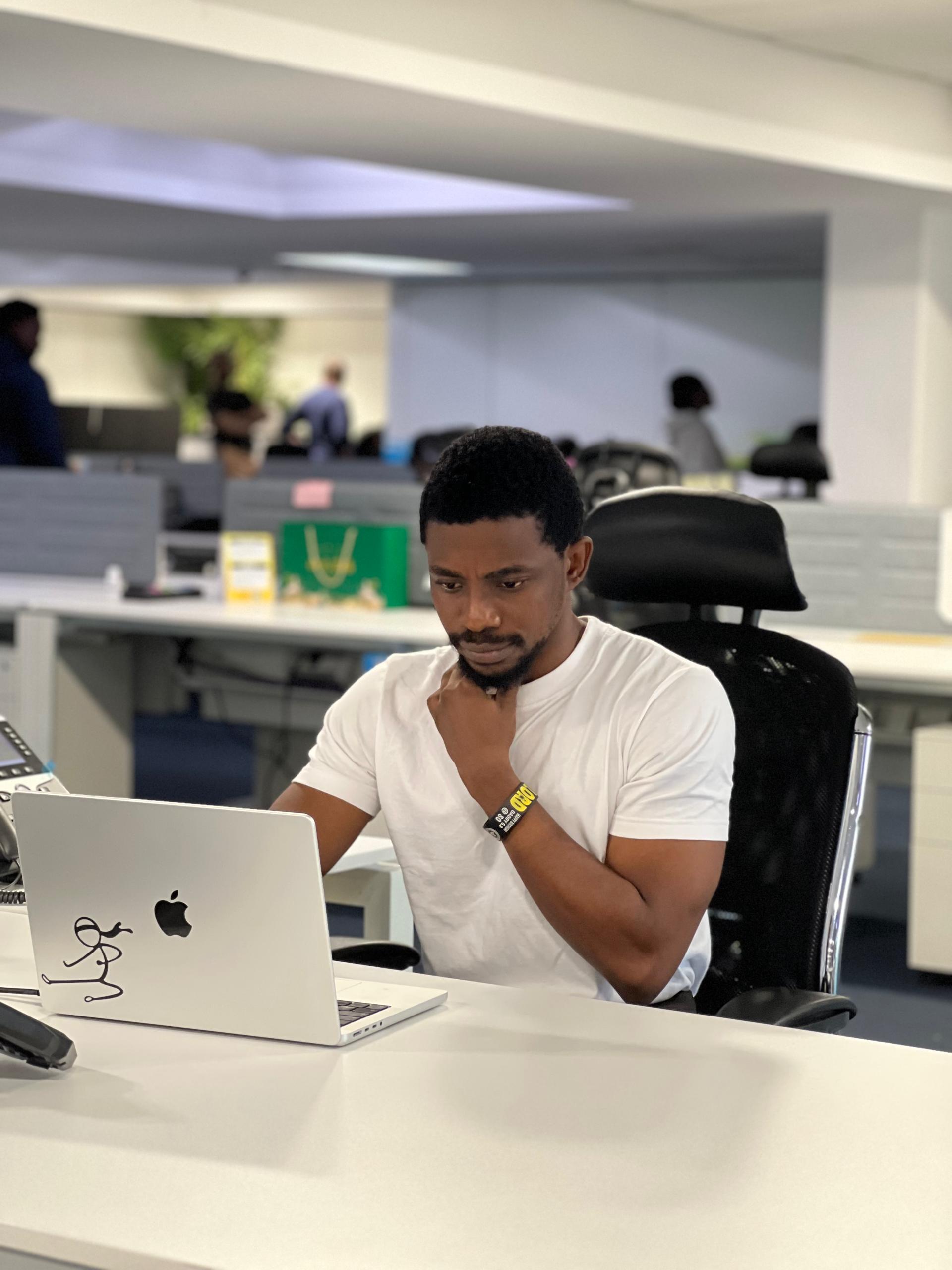 Tolulope Olonibua working